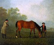 Sawrey Gilpin Furiband with his Owner Sir Harry Harpur and a Groom oil painting reproduction